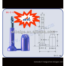 Joint de boulon BG-Z-013, joints de sécurité de camion